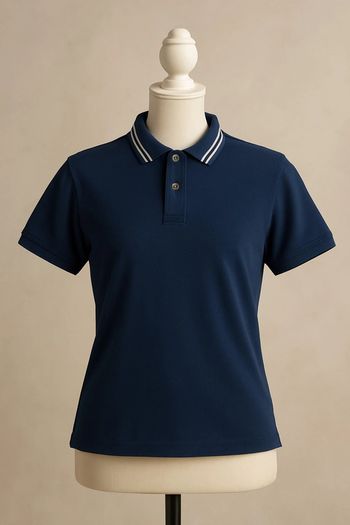 Polo homme bleu marine – 11 ans