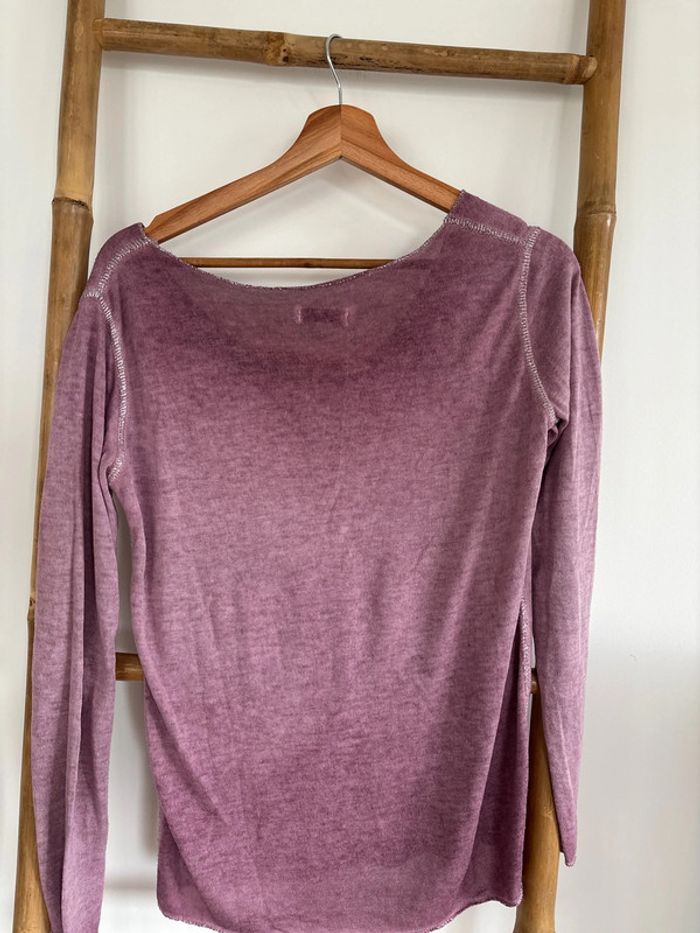 pull violet très léger - photo numéro 5