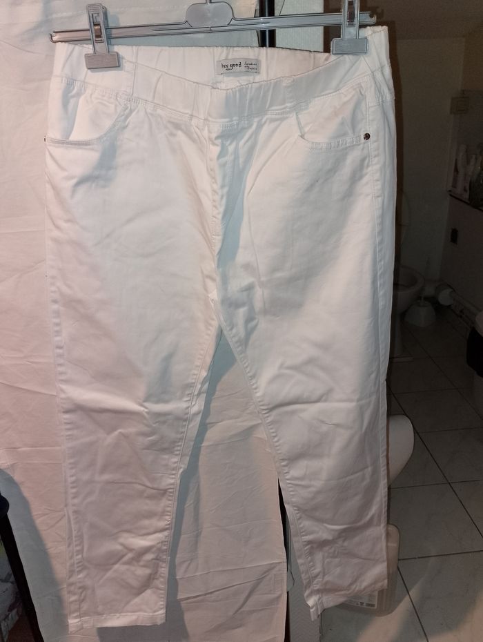 pantalon elstique blanc t 52