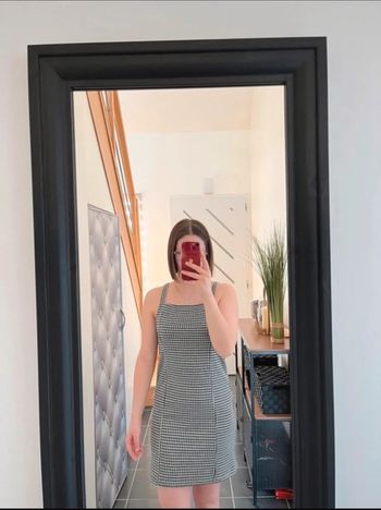 Robe d’été à bretelles carreaux noir / blanc Jennyfer S🖤