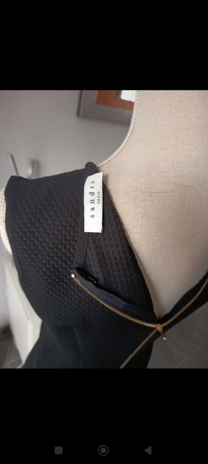 Robe noire Sandro taille 40 - photo numéro 5