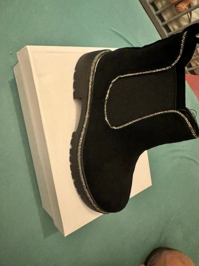 Bottine courte a strass