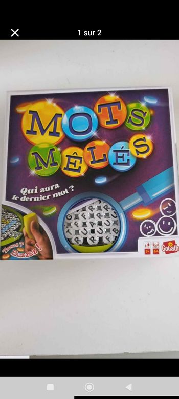 Jeu Mots Mêlés