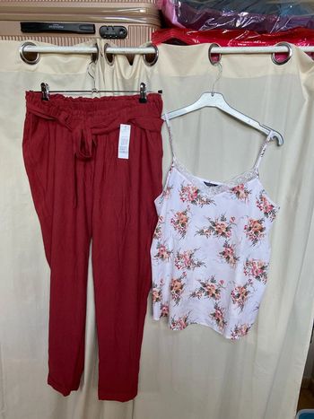 Pantalon fluide avec débardeur