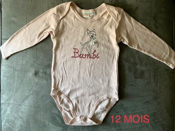 Body Disney Baby 12 mois