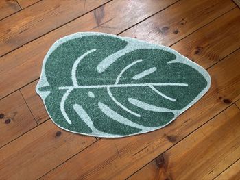 Tapis feuille jungle