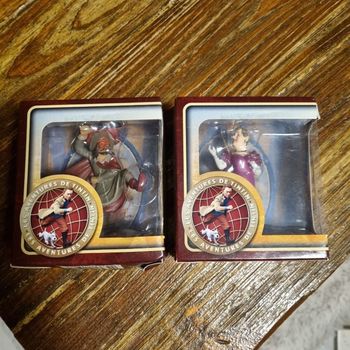 2 figurines de Tintin- La Castafiore et Rackham 🎁 neuf 🎁