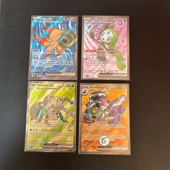 Lot de 4 cartes Pokémon Full art 🇫🇷