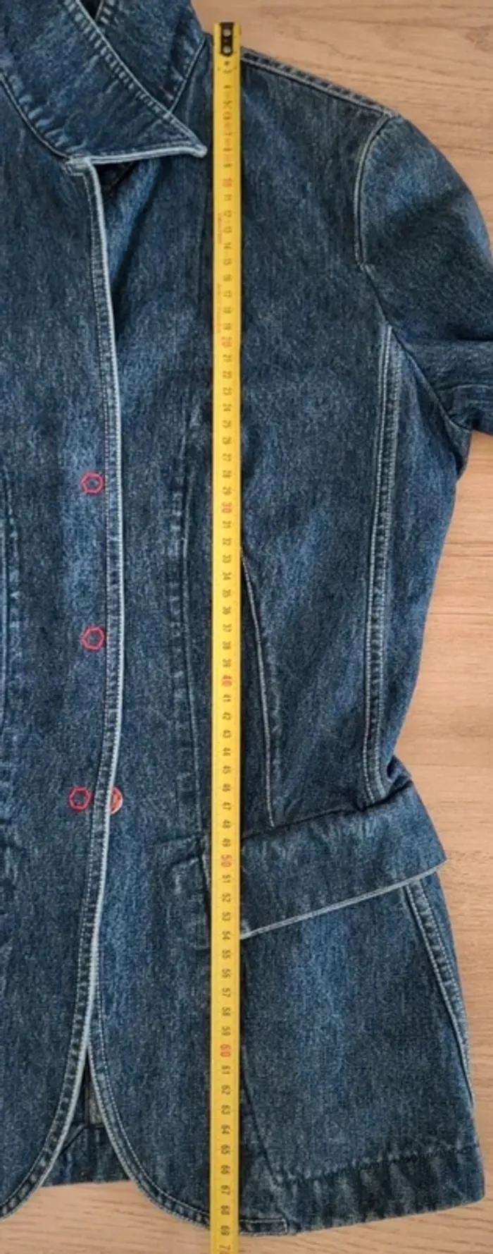 Veste en jean bleue foncée A.Ventilo Taille 36 - photo numéro 13