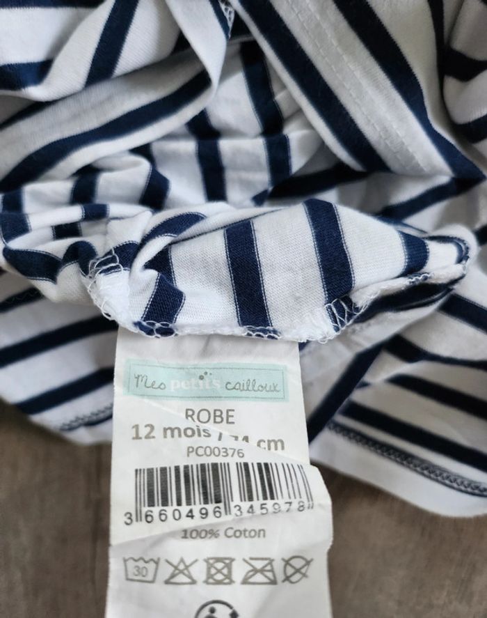 Robe été marinière fille 12 mois - photo numéro 4
