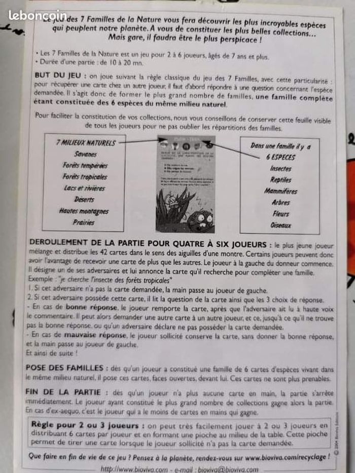 Jeux 7 famille de la nature - photo numéro 3