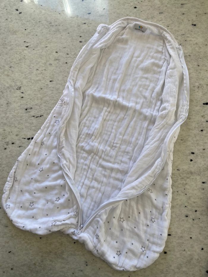 Gigoteuse blanche étoiles Domiva 0/6mois - photo numéro 2