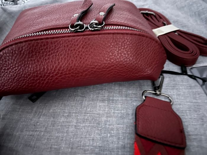 Sac a bandoulière Bordeaux - photo numéro 3