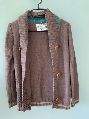 Gilet gris taille 10 ans