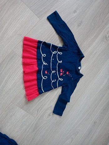Robe manches longues 12 mois