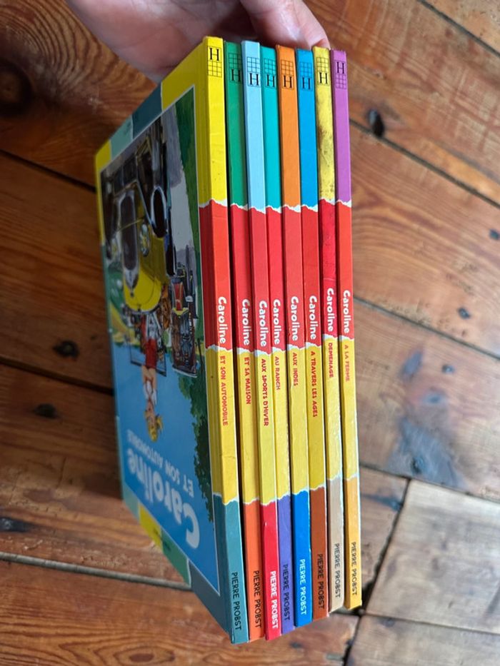 Pierre Probst - Livres Caroline édition damiers couleurs - Lot de 8 albums bd Hachette - photo numéro 6