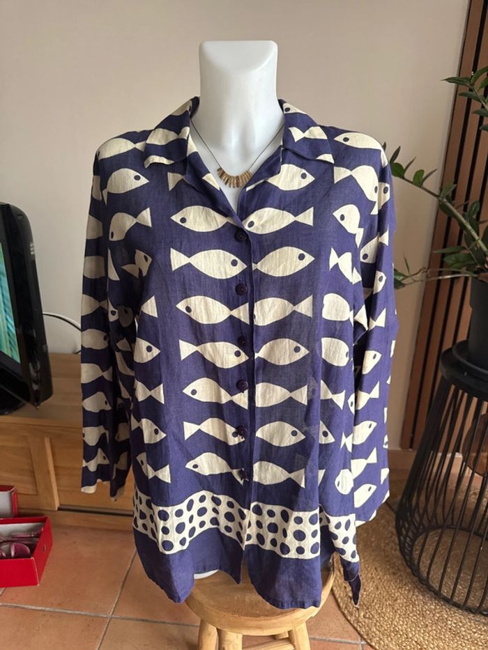 Chemise légère voile de coton