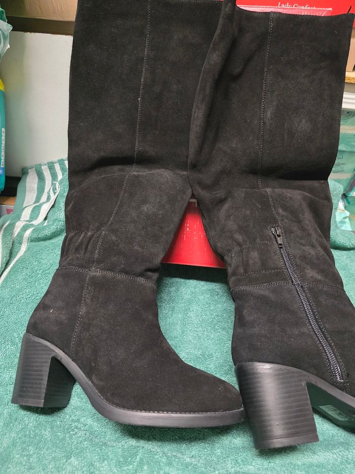 Bottes cuir  longue pour fille et femme