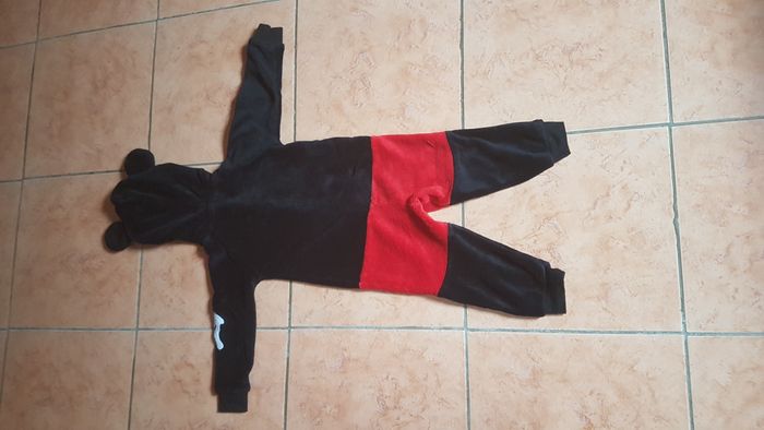 Pyjama Combinaison Mickey 3 ans noir et rouge Disney - photo numéro 6