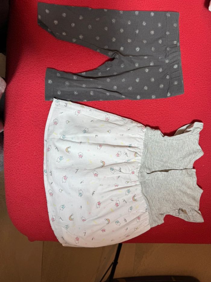 Lot 9 vêtements avec du neuf 6/9 mois - photo numéro 8