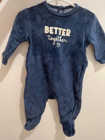 Pyjama velour 3mois