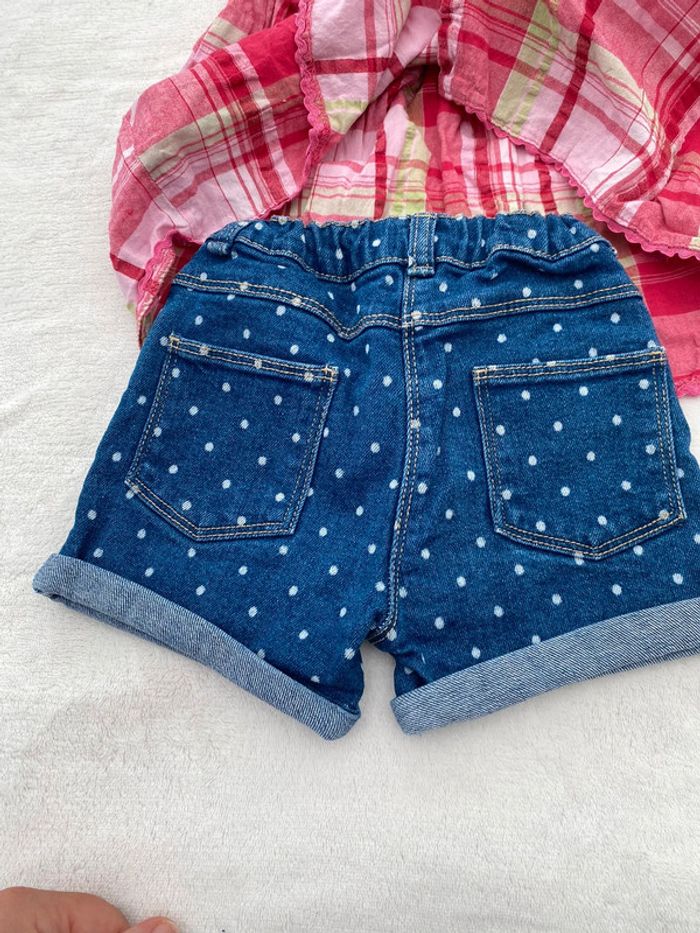 Bel ensemble short débardeur tunique teeshirt 2 ans - photo numéro 5