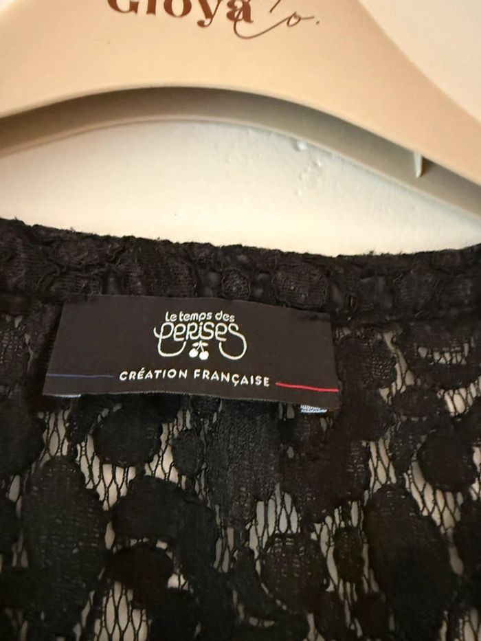 Blouse manches longues dentelle Le temps des cerises - photo numéro 3