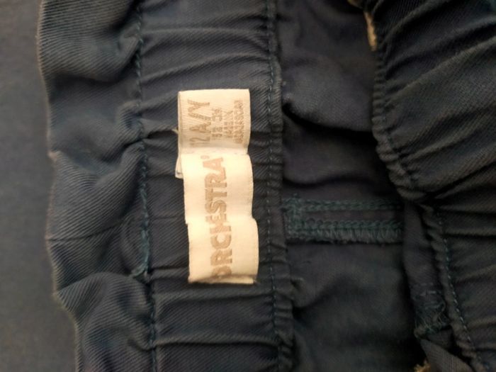 Pantalon fille bleu orchestra 12 ans taille élastique. - photo numéro 4