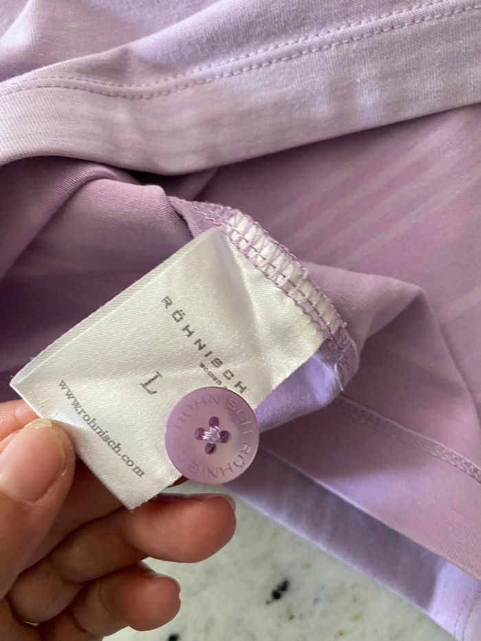 Polo violet rayé Rohnisch L - photo numéro 11