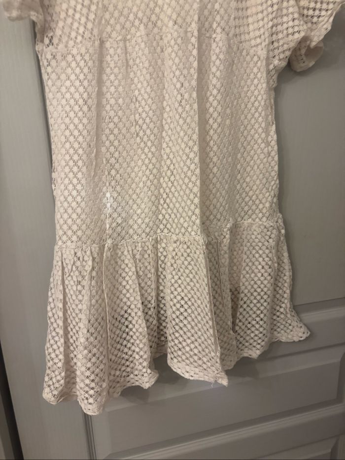 Robe en dentelle manches courtes mango S - photo numéro 8