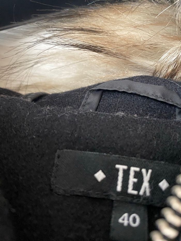 Manteau 3/4 capuche fourree - photo numéro 3