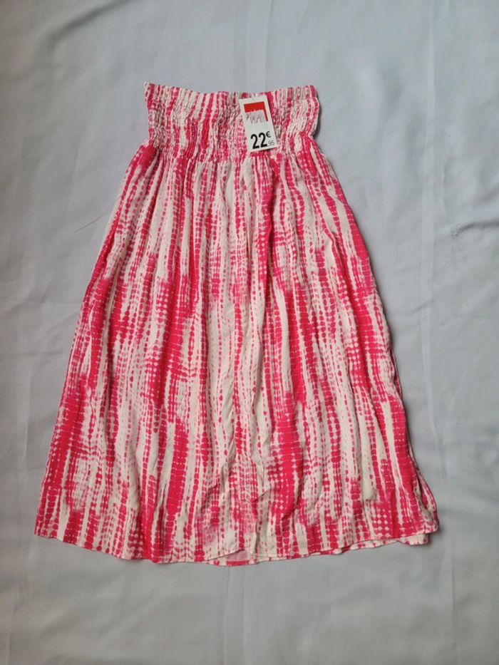 NEUF - Jupe longue fuchsia taille 40 - photo numéro 2