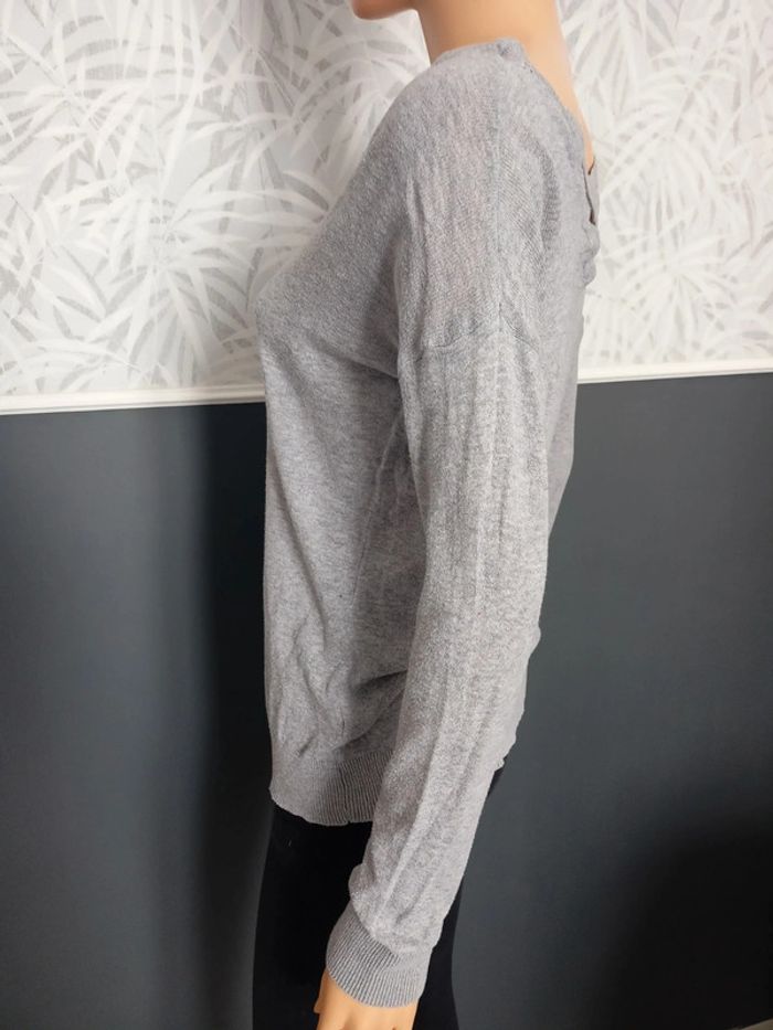 Pull gris S N*377 - photo numéro 3