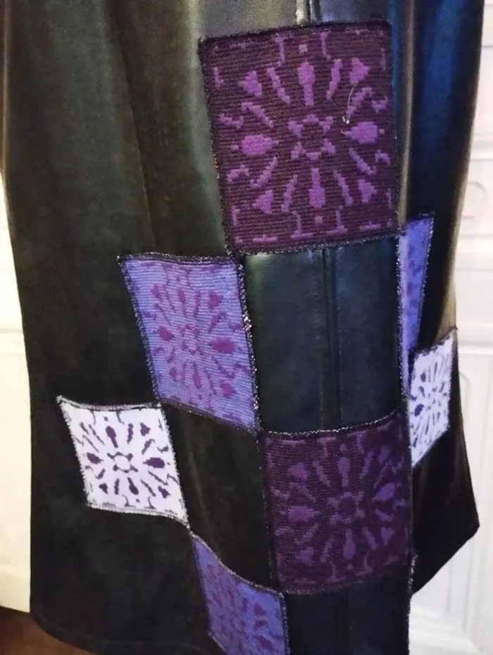 In Love Carling Jupe Longue Souple Effet Cuir T XS/S - photo numéro 7