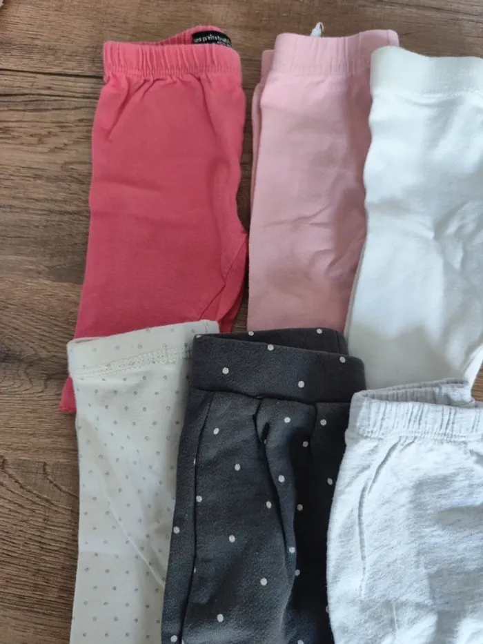 Lot de legging fille 3 mois - photo numéro 3