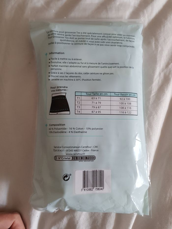 Ceinture post grossesse neuf - photo numéro 2