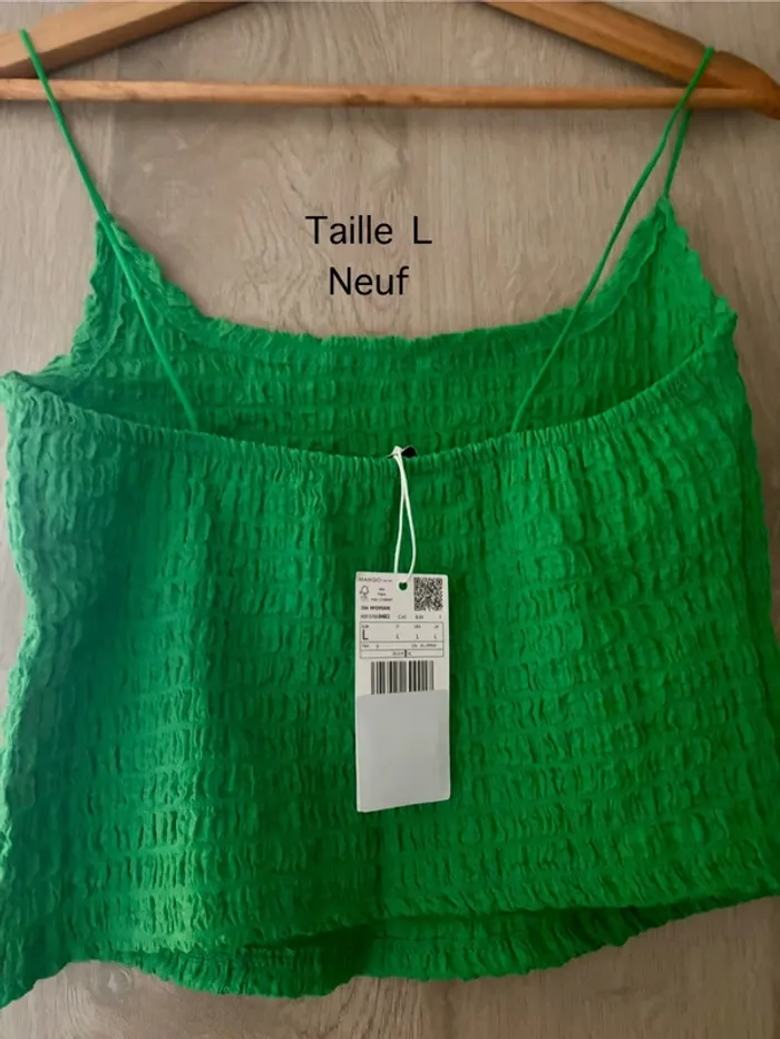 Crop top texturé Mango - photo numéro 2