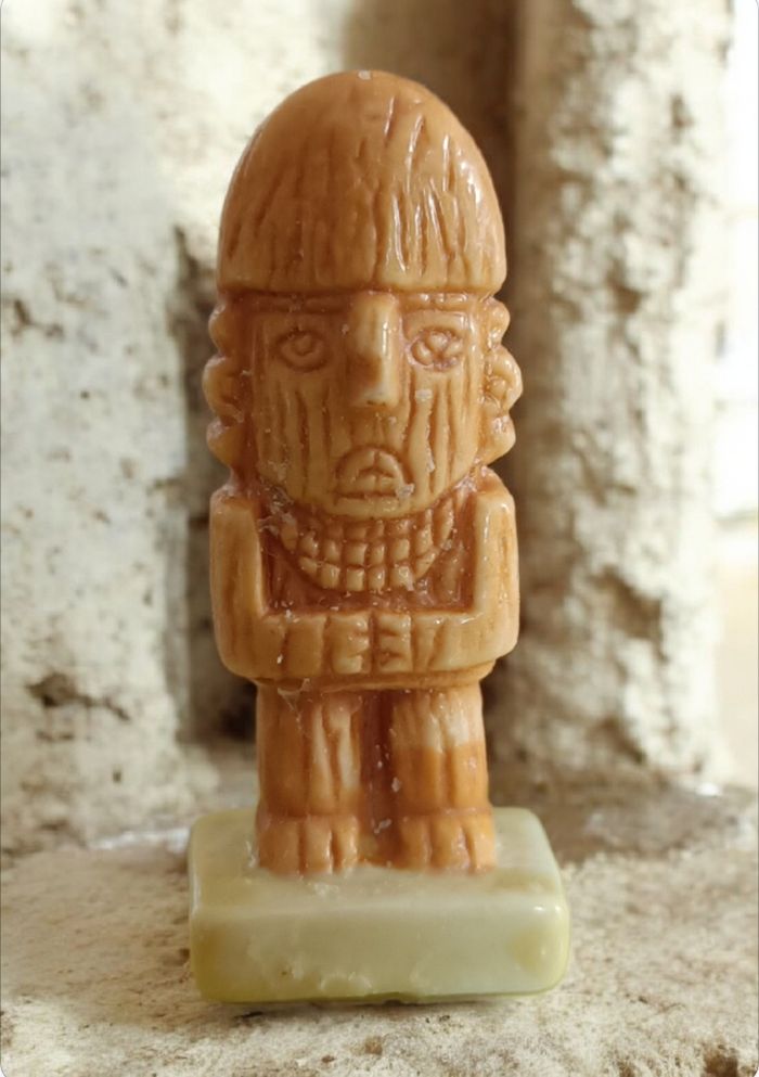 Fève de collection Statue l'Art Inca