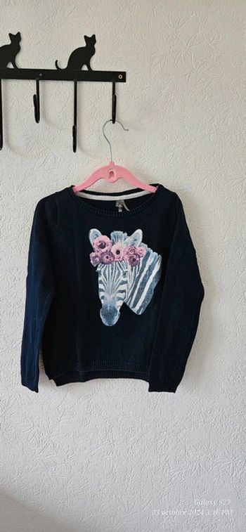 Pull "zèbre" 5A orc