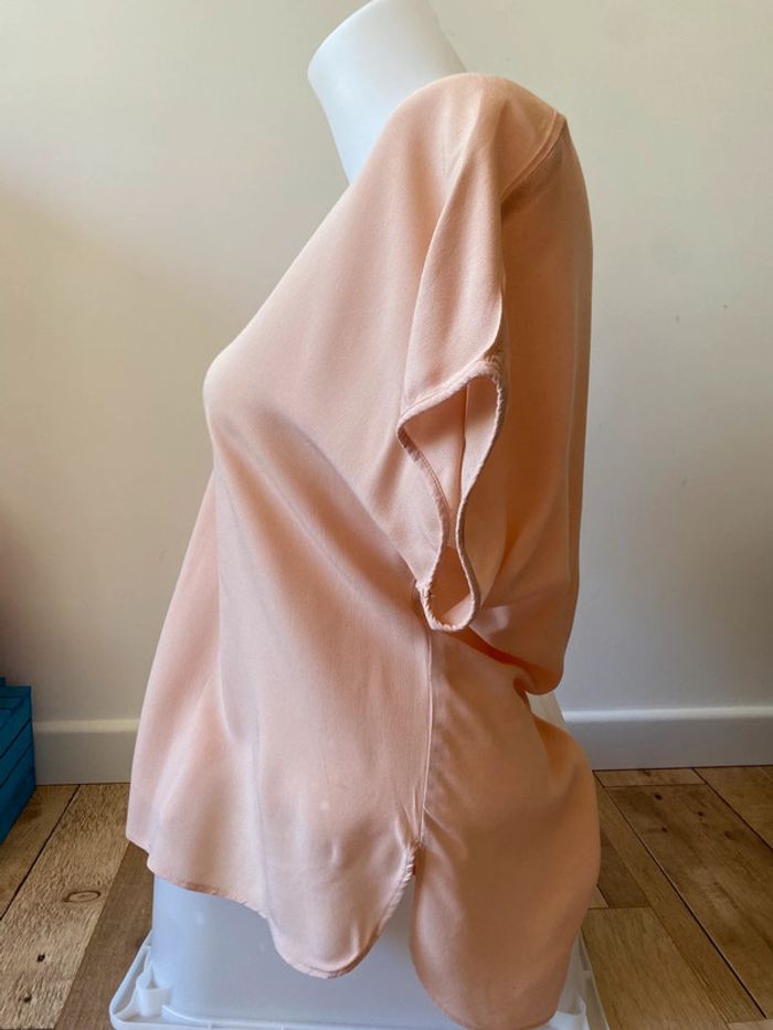 Haut Zara rose et noir - photo numéro 3