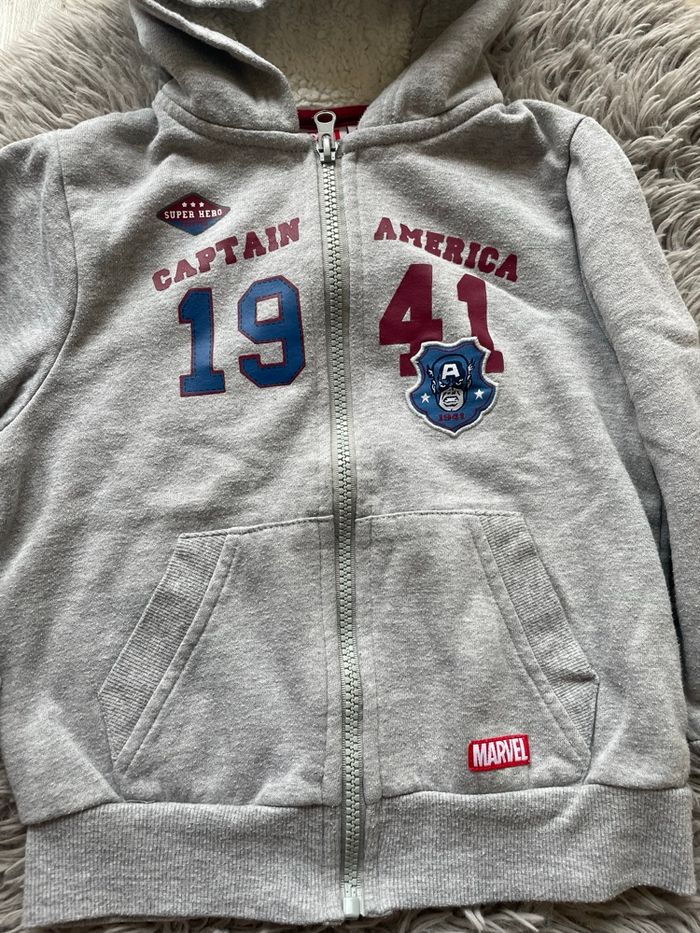 Veste à capuche chaude Captain America - photo numéro 3