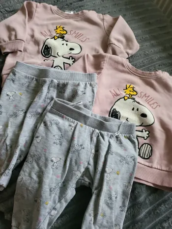 2 ensemble peanuts 9/12 mois