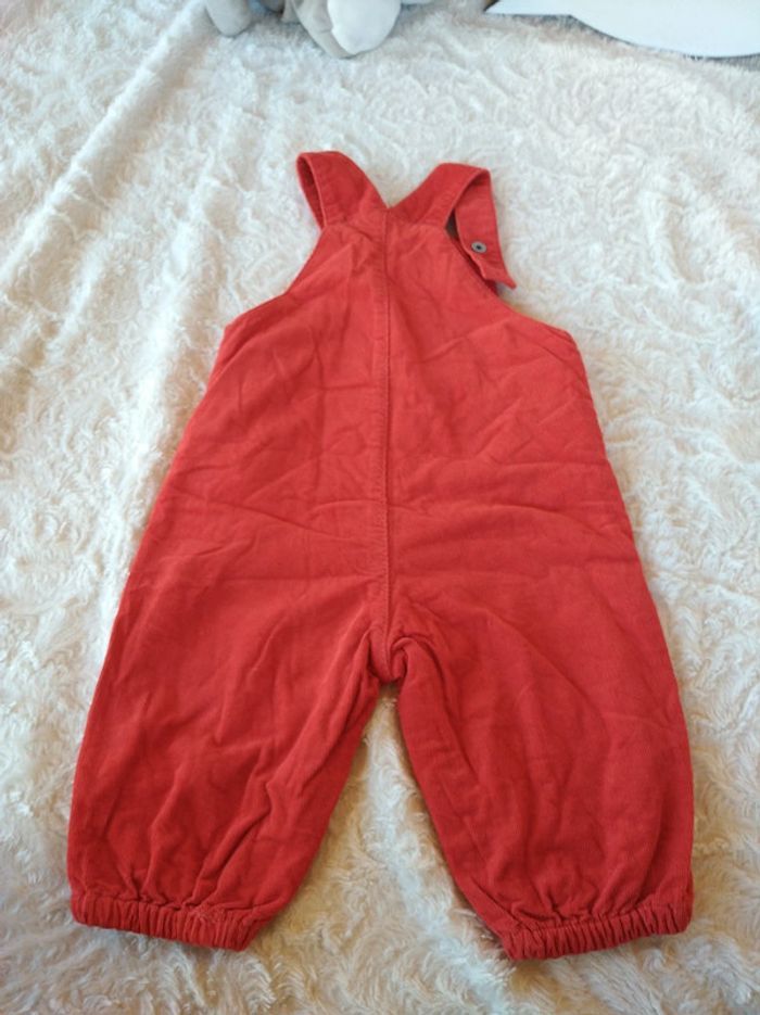 Salopette velours Garçon 6 mois Dpam 100% coton - photo numéro 10