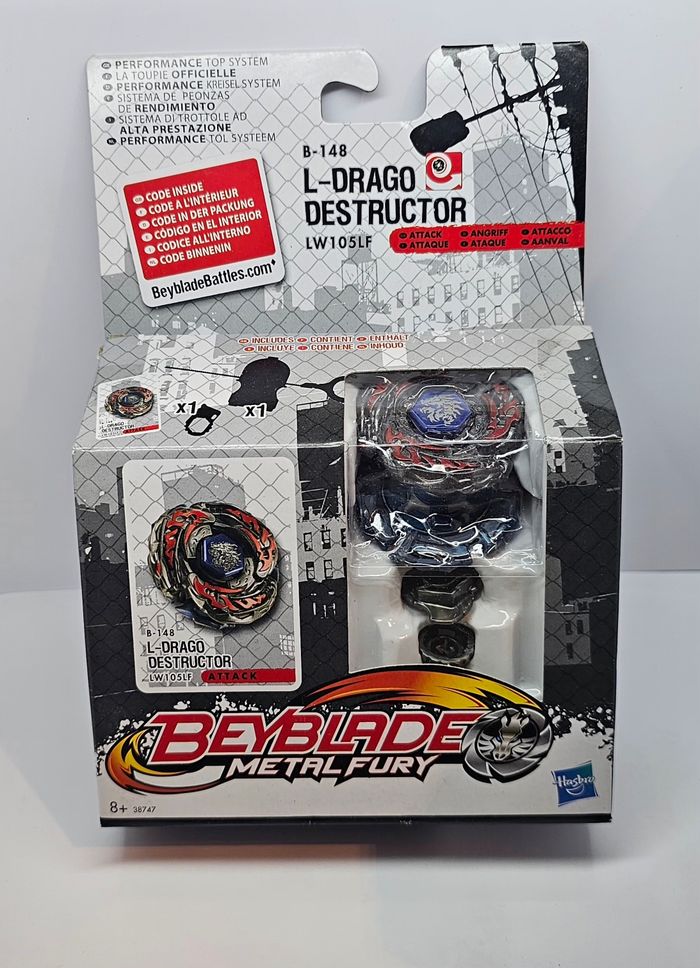Toupie Beyblade Métal Fury L-drago Destructor