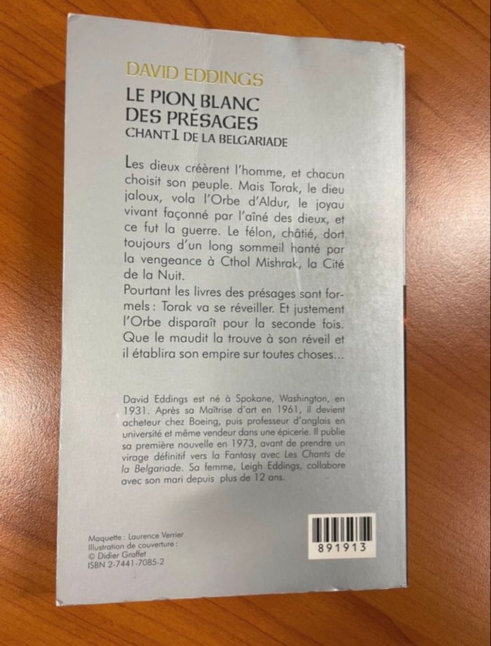 Le pion blanc des présages Belgariade - photo numéro 2