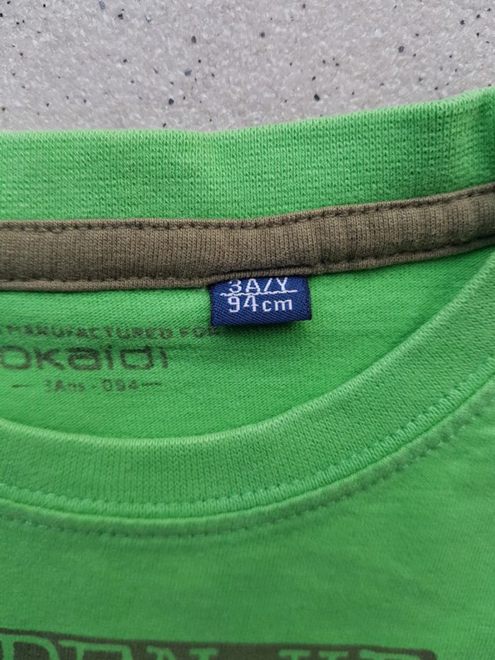 Tee-shirt Okaïdi manches longues 3 ans - photo numéro 3