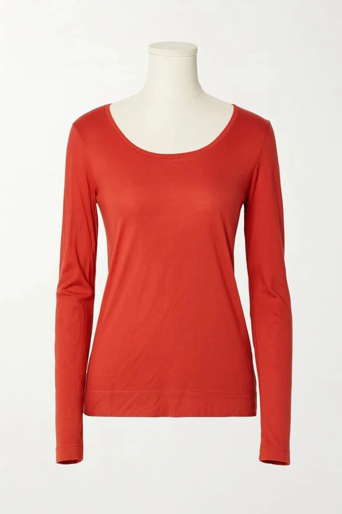 Tee shirt manche longue rouge Mexx Taille XL - photo numéro 2