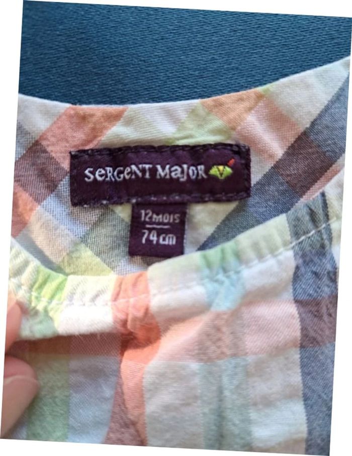 Salopette Sergent Major 12 mois multicolore - photo numéro 2