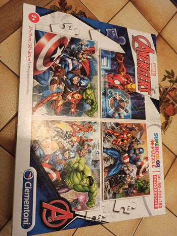 Puzzles Avengers progressifs  supercolor