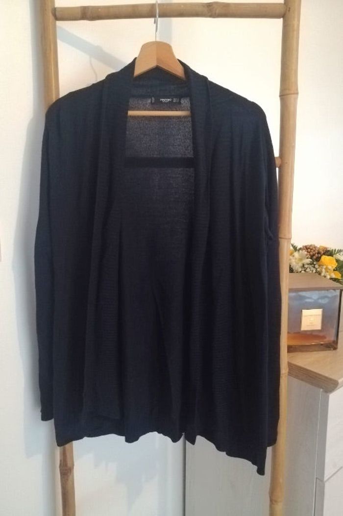Long gilet bleu Marine